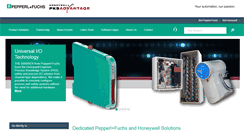 Desktop Screenshot of honeywell.pepperl-fuchs.com